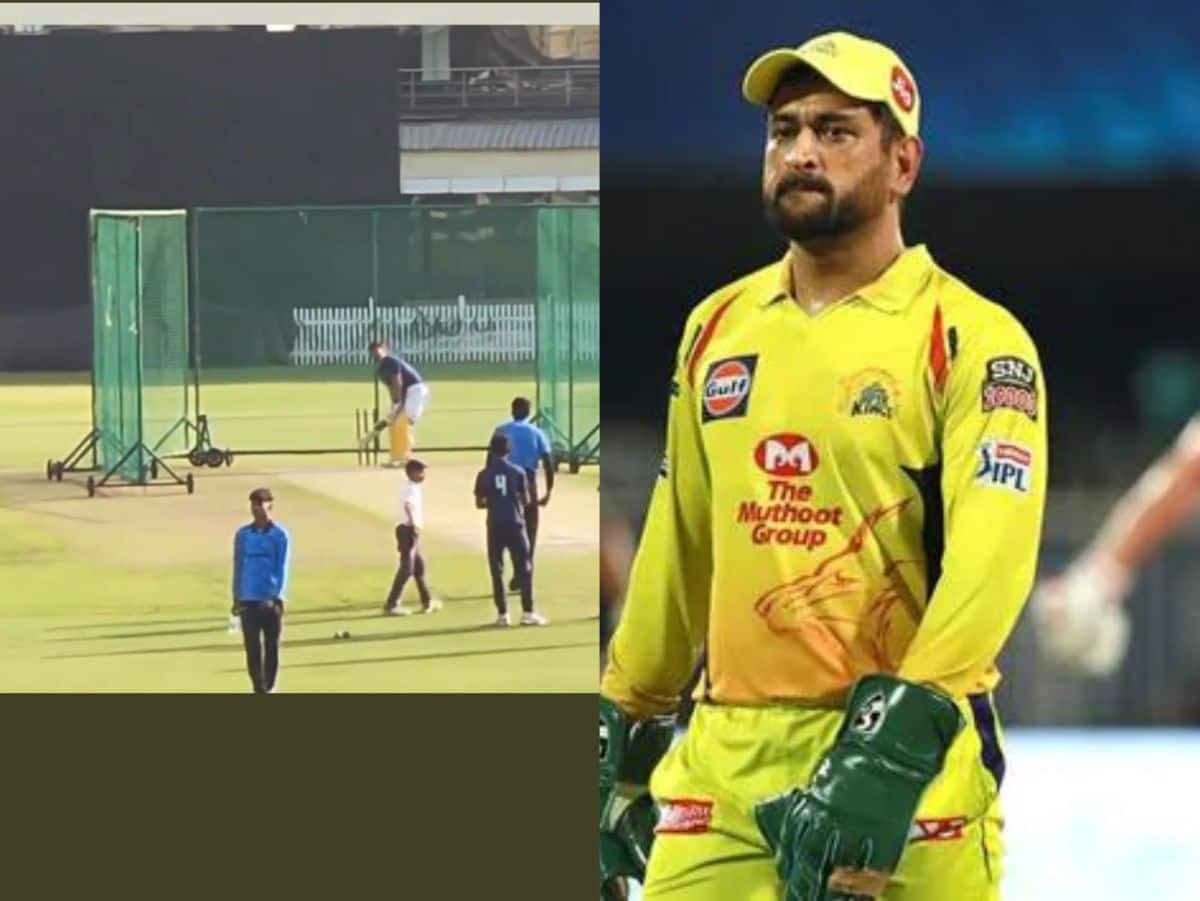 WATCH: MS Dhoni Smashes Big Sixes During Practice Session, As He Gears Up To Represent CSK In IPL 2023